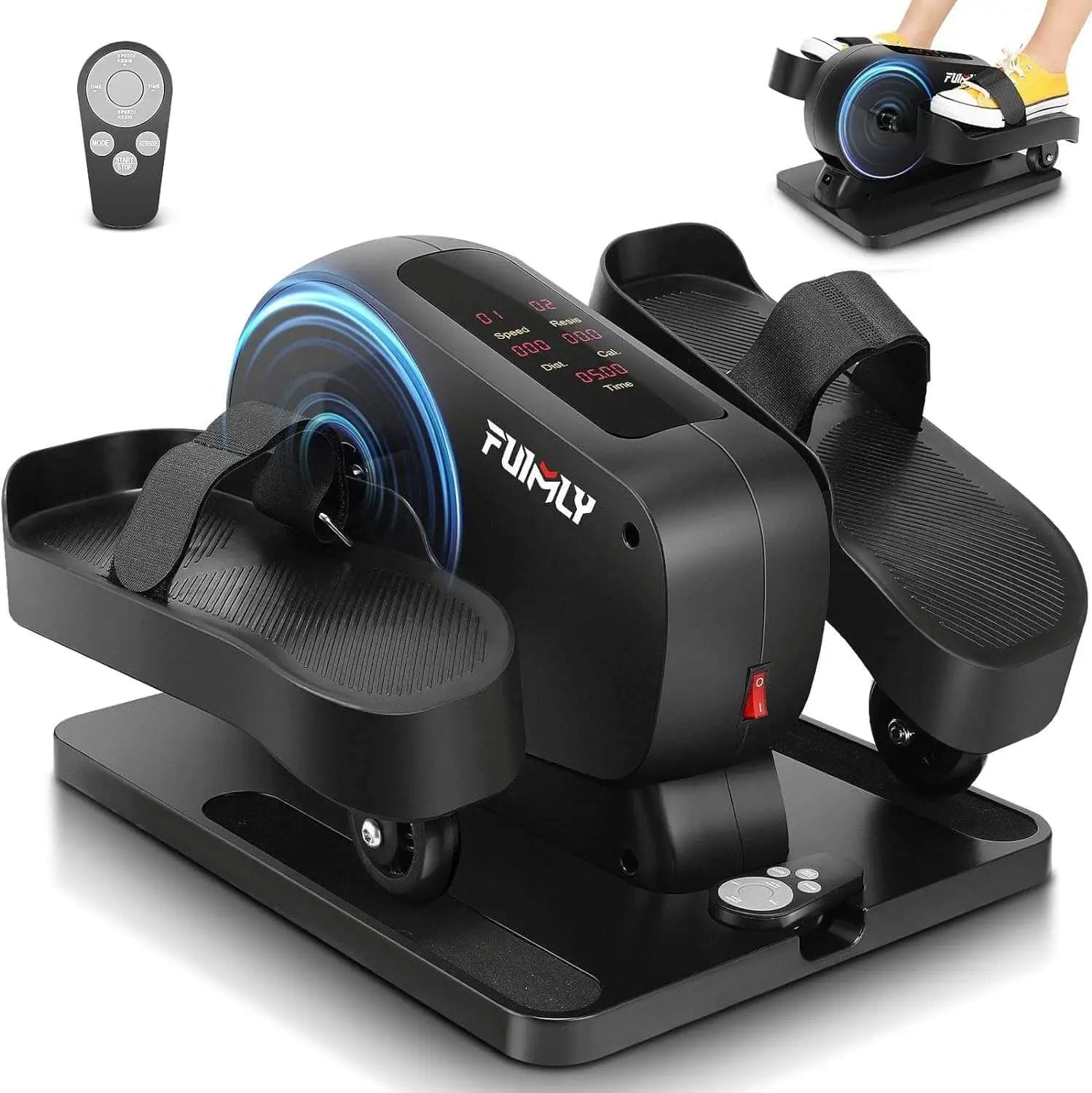 FUNMILY Under Desk Compact Elliptical For Seniors