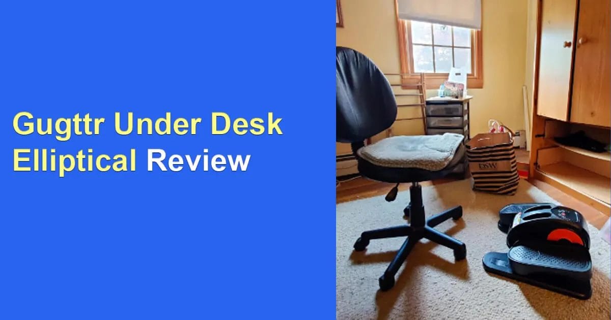 Gugttr Under Desk Elliptical Machine Reviews Experience a seamless workout with the GUGTTR Under Desk Elliptical Machine. This compact, electric seated pedal exerciser features a quiet operation, a built-in display monitor, remote control, and 12 adjustable speeds—perfect for home fitness.