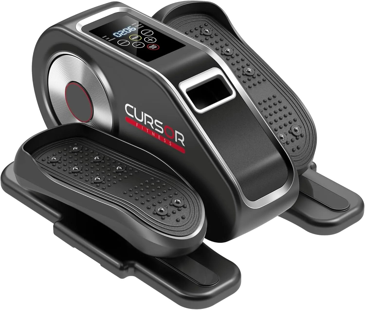 2. Under Desk Seated Elliptical Machine: A Versatile Solution for All Ages The Under Desk Seated Elliptical Machine is a versatile option that caters to a wide range of users, from seniors to those recovering from injury. It’s designed to provide a low-impact workout that’s gentle on the joints but effective enough to keep your muscles and circulation in top condition. Why It’s a Must-Have: This machine offers 12 adjustable speeds and the flexibility to switch between manual and electric modes, catering to different fitness levels. The ability to pedal both forward and backward adds an extra dimension to your workout, targeting various muscle groups. It’s compact, easy to use, and particularly beneficial for seniors prioritizing leg circulation and muscle health.