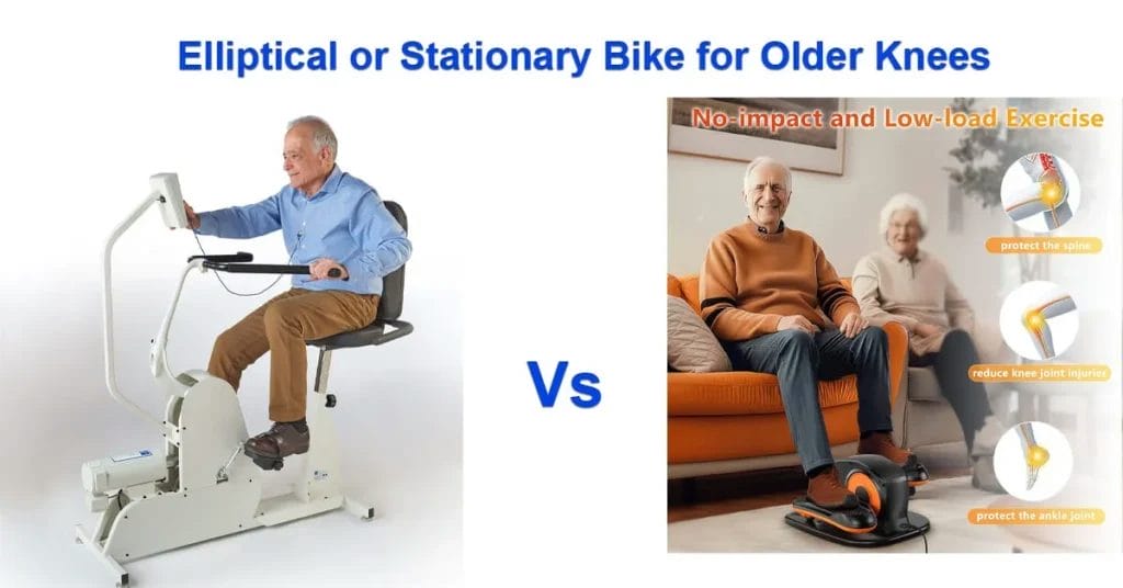 Elliptical or Stationary Bike for Older Knees

When it comes to choosing between an elliptical and a stationary bike for older knees, both options have their benefits, but they impact the knees in slightly different ways: