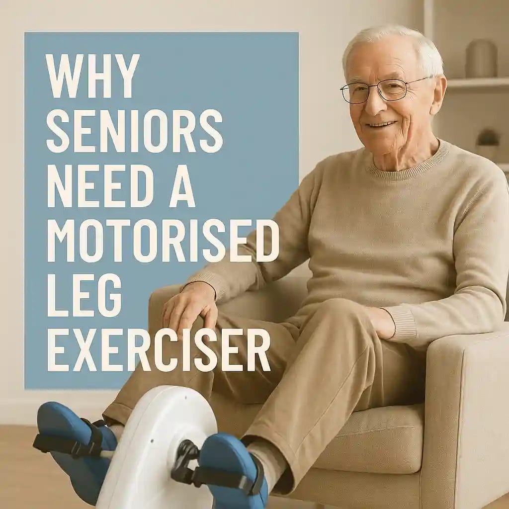 Why Seniors Need a Motorised Leg Exerciser Many older adults deal with poor circulation, joint stiffness, arthritis, or muscle weakness. These issues can lead to limited mobility, and sitting for long hours only makes it worse. That’s where an automatic leg exercise machine for elderly people comes in. It helps improve blood circulation, reduce the risk of deep vein thrombosis (DVT), and can even help with restless leg syndrome (RLS). Regular use keeps your lower body active—without strain or injury.