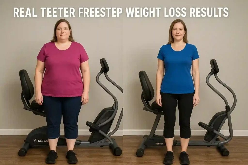 Real Teeter Freestep Weight Loss Results

It’s not uncommon to see Teeter Freestep weight loss results being shared online, especially from users who’ve stuck with a consistent workout plan.

Many have reported losing 10 to 30 pounds over several months, especially when pairing the FreeStep workouts with a healthy eating plan. The key here is consistency—using the machine for at least 30 minutes, five days a week.

One user shared in a forum: "I lost 18 lbs in 3 months using my FreeStep daily.