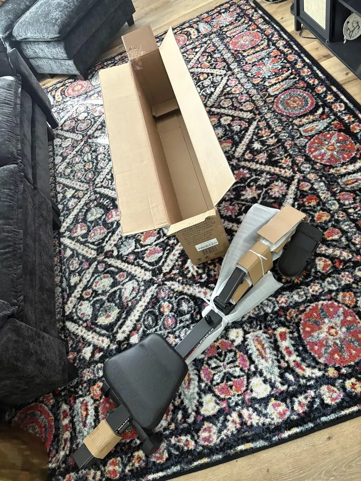 Sunny Health & Fitness Compact Adjustable Rowing Machine consumer reports from Amazon